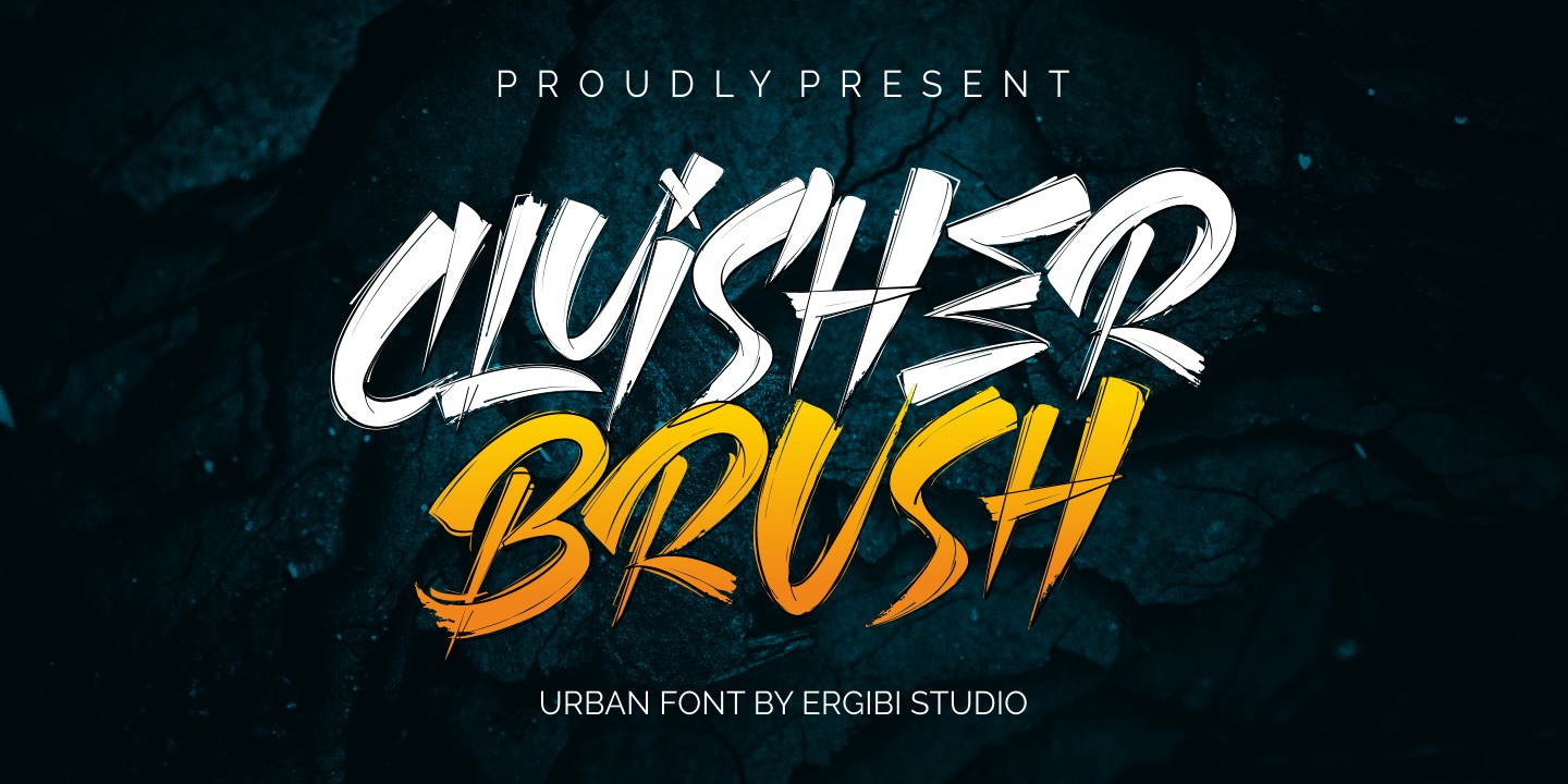 Шрифт Cluisher Brush